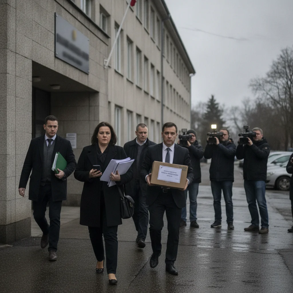 DNA Craiova a ridicat documente și telefoane de la Garda de Mediu Gorj