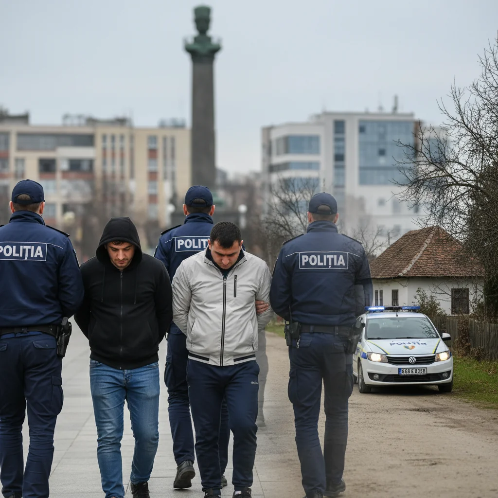 Doi bărbați reținuți de polițiștii gorjeni după agresiuni în Târgu Jiu și Brănești
