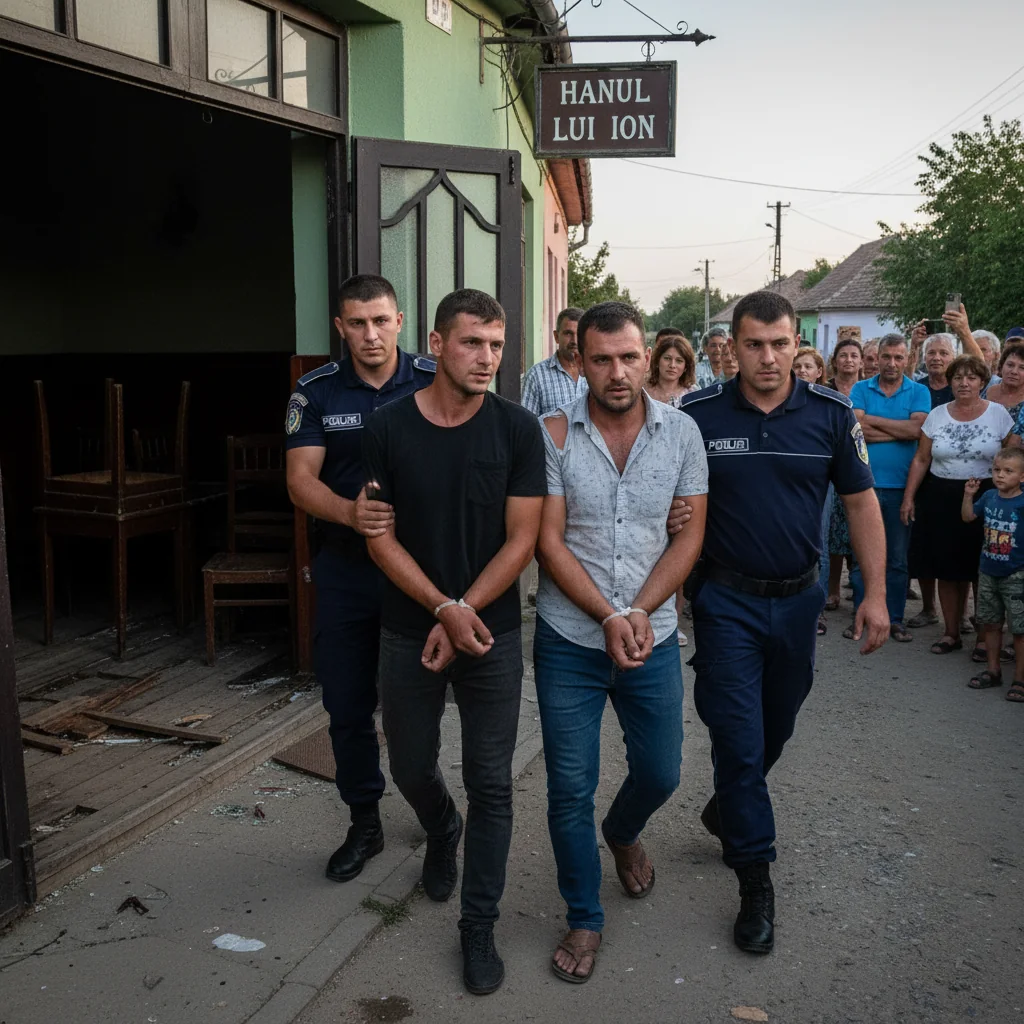 Doi bărbați reținuți la Târgu Jiu după un conflict violent într-un local din comuna Mătăsari