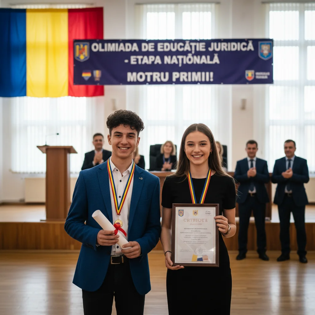 Doi tineri din Motru excelenți la educație juridică
