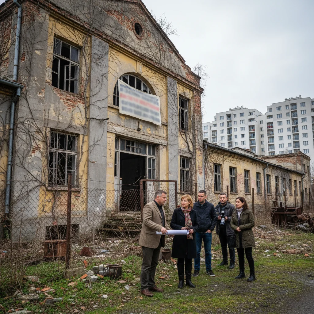 Două clădiri ale fostei fabrici de mobilă din Târgu Jiu, scoase la licitație pe fosta platformă industrială