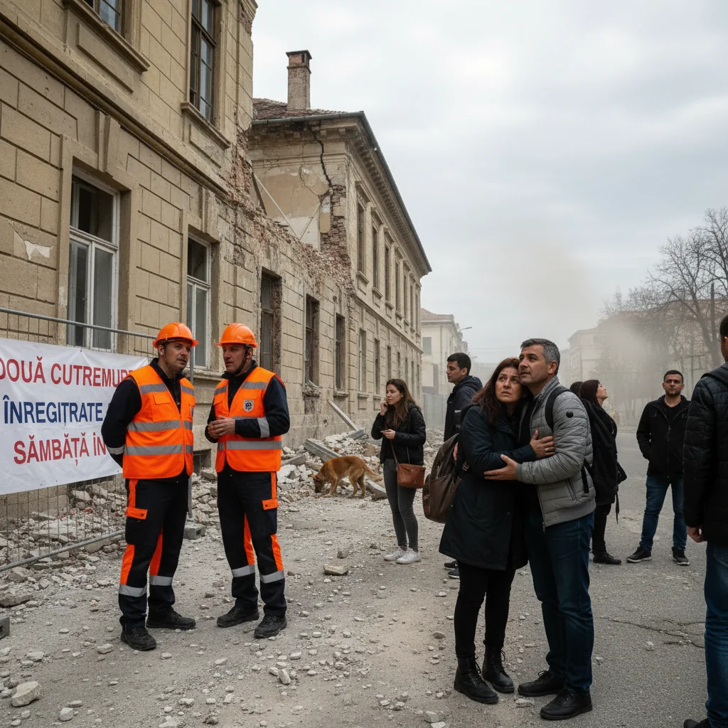 Două cutremure puternice au zguduit România sâmbătă
