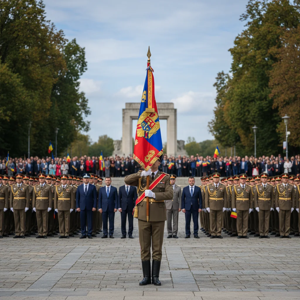 Drapelul de Luptă a fost acordat Batalionului 24 Infanterie Ecaterina Teodoroiu din Brigada Multinațională Sud-Est Craiova