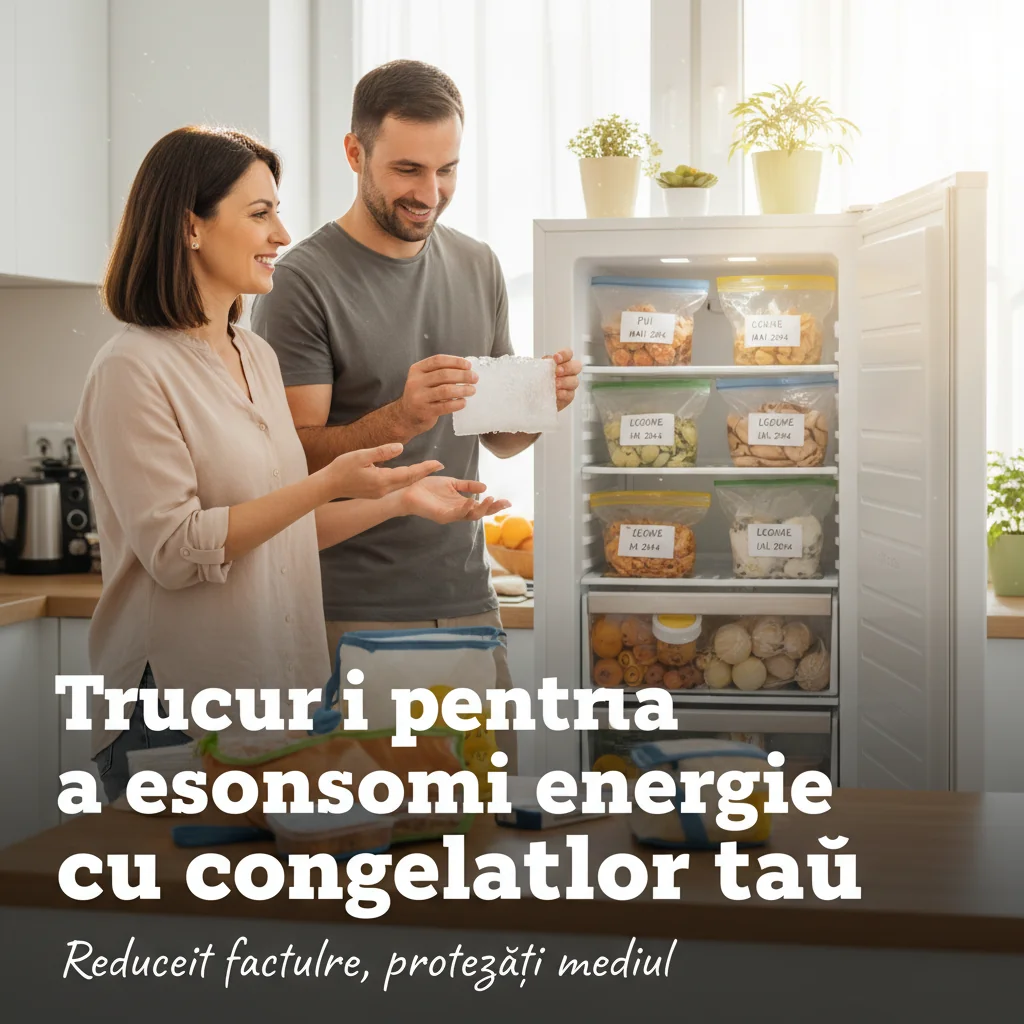 Economisește energie cu 5 trucuri pentru congelatorul tău