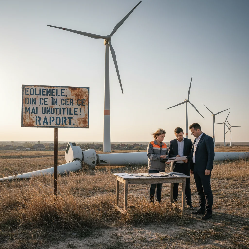Eolienele – eficiență în scădere, avertizează raportul local