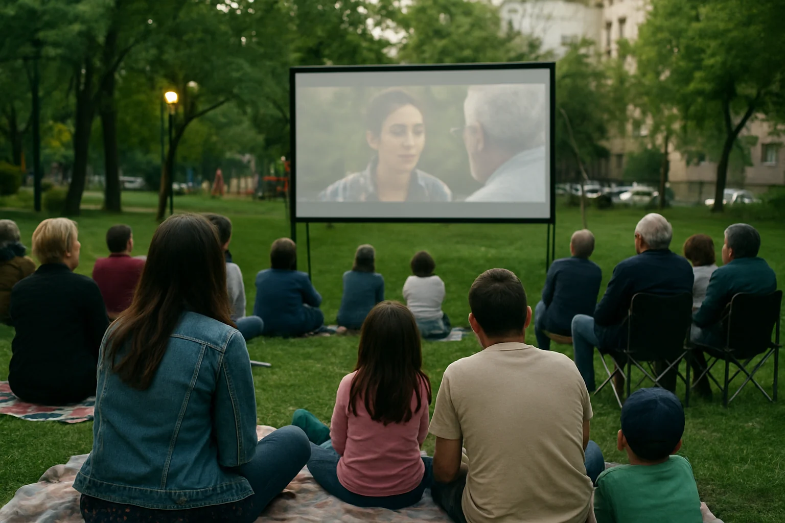 Eveniment Film în Parc în cartierul Olari, Târgu Jiu