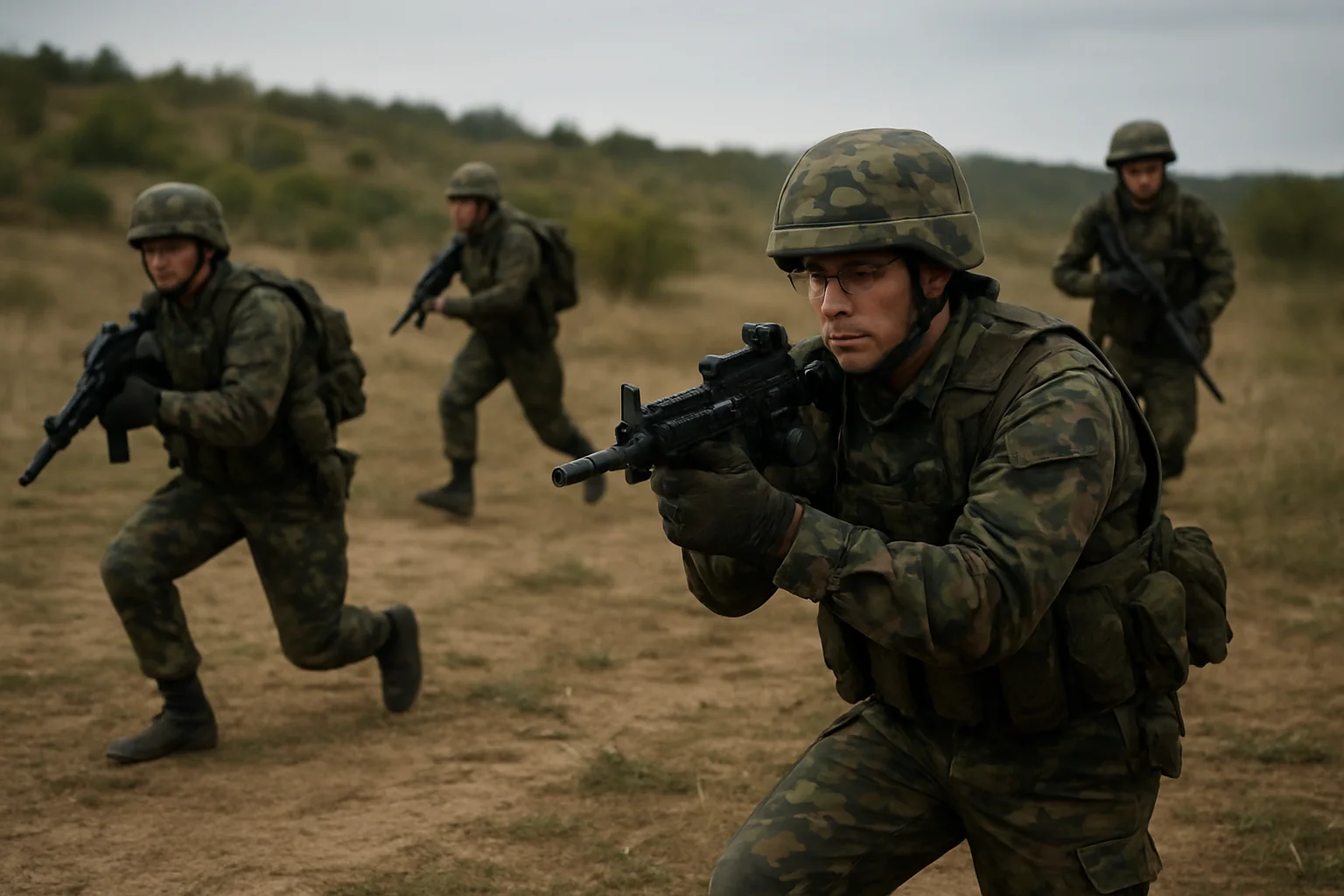 Exerciții militare cu muniție reală la Dealul Rogojeni
