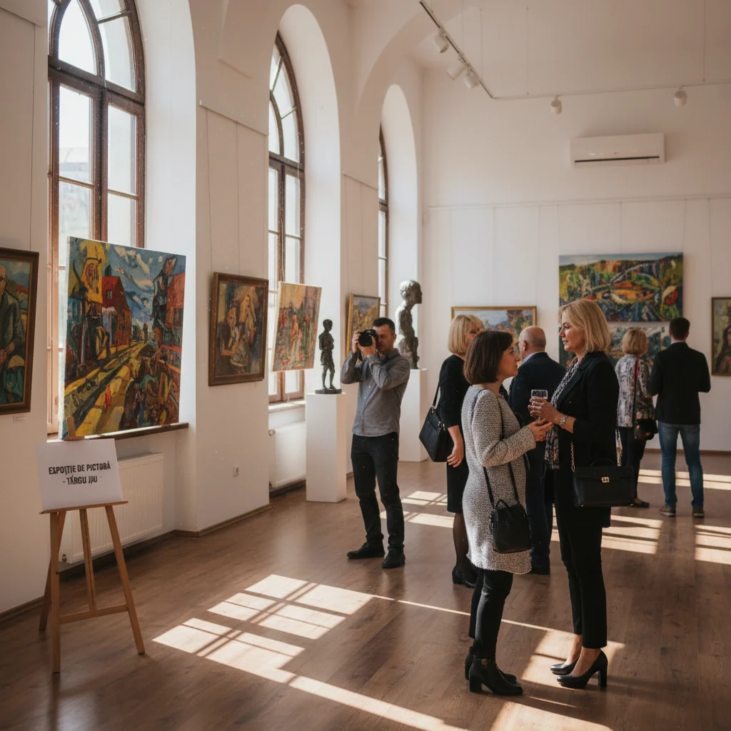 Expoziție de pictură impresionantă deschisă acum în Târgu Jiu