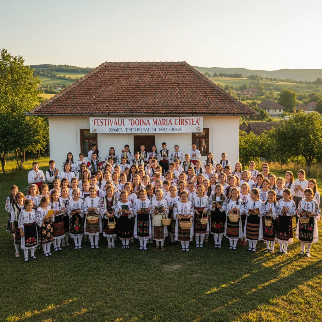 Festivalul Doina Maria Cîrstea atrage zeci de elevi români