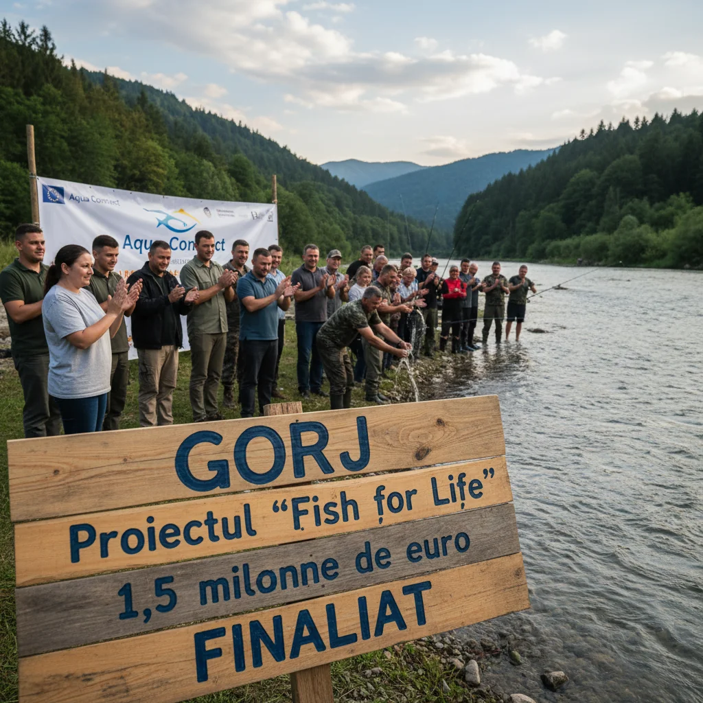 Finalizarea proiectului Fish for Life în valoare de 1,5 milioane de euro