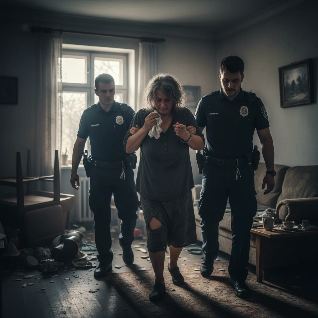 Fiul reținut după ce a agresat-o pe mama sa în localitate