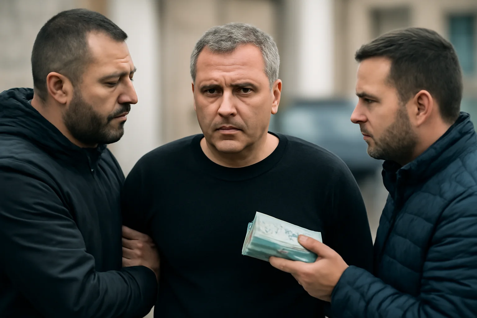 Flagrant de șantaj și camătă la Târgu Jiu: bărbat reținut după ce ar fi încasat 160.000 de lei