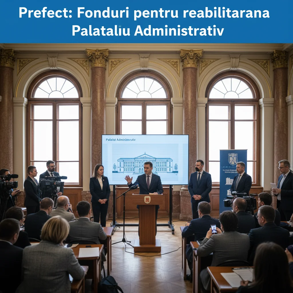 Fonduri pentru reabilitarea Palatului Administrativ anunțate