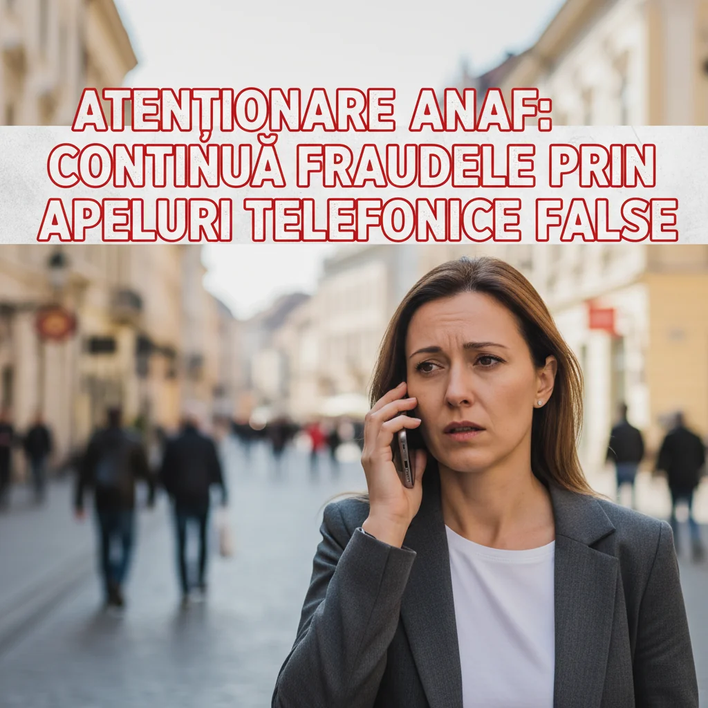 Fraude telefonice false: ANAF emite atenționare importantă