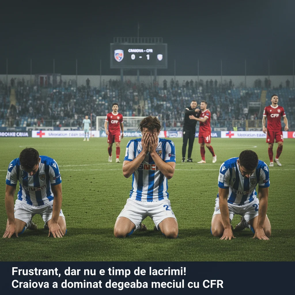 Frustrare pe teren!