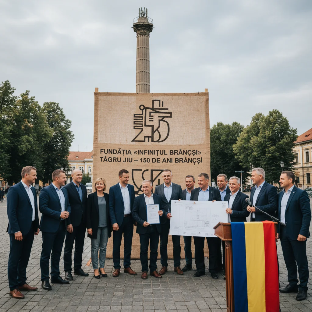 Fundația „Infinitul Brâncuși”, nouă inițiativă culturală la Târgu Jiu pentru marcarea a 150 de ani de la nașterea sculptorului