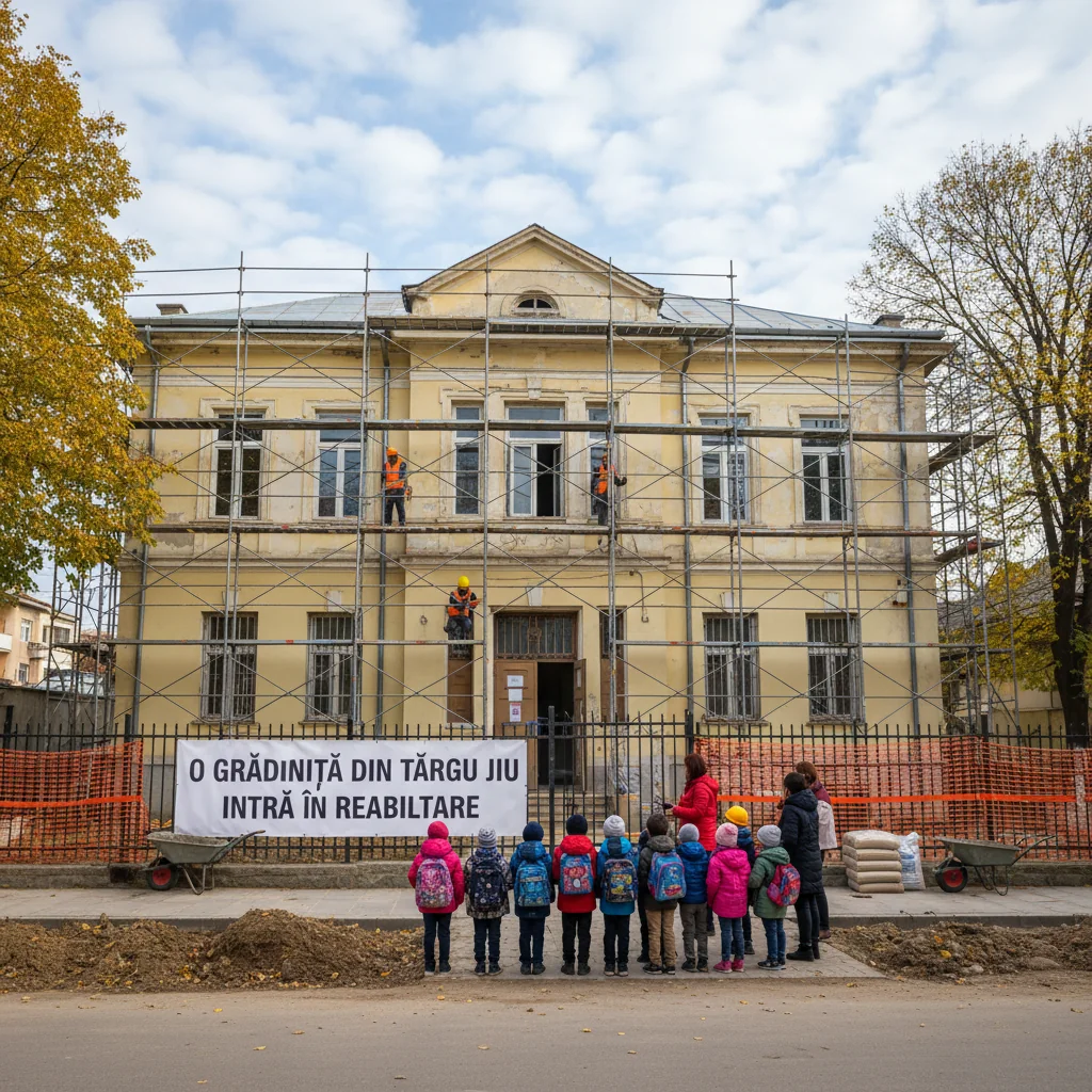 Grădinița din Târgu Jiu va fi reabilitată în curând