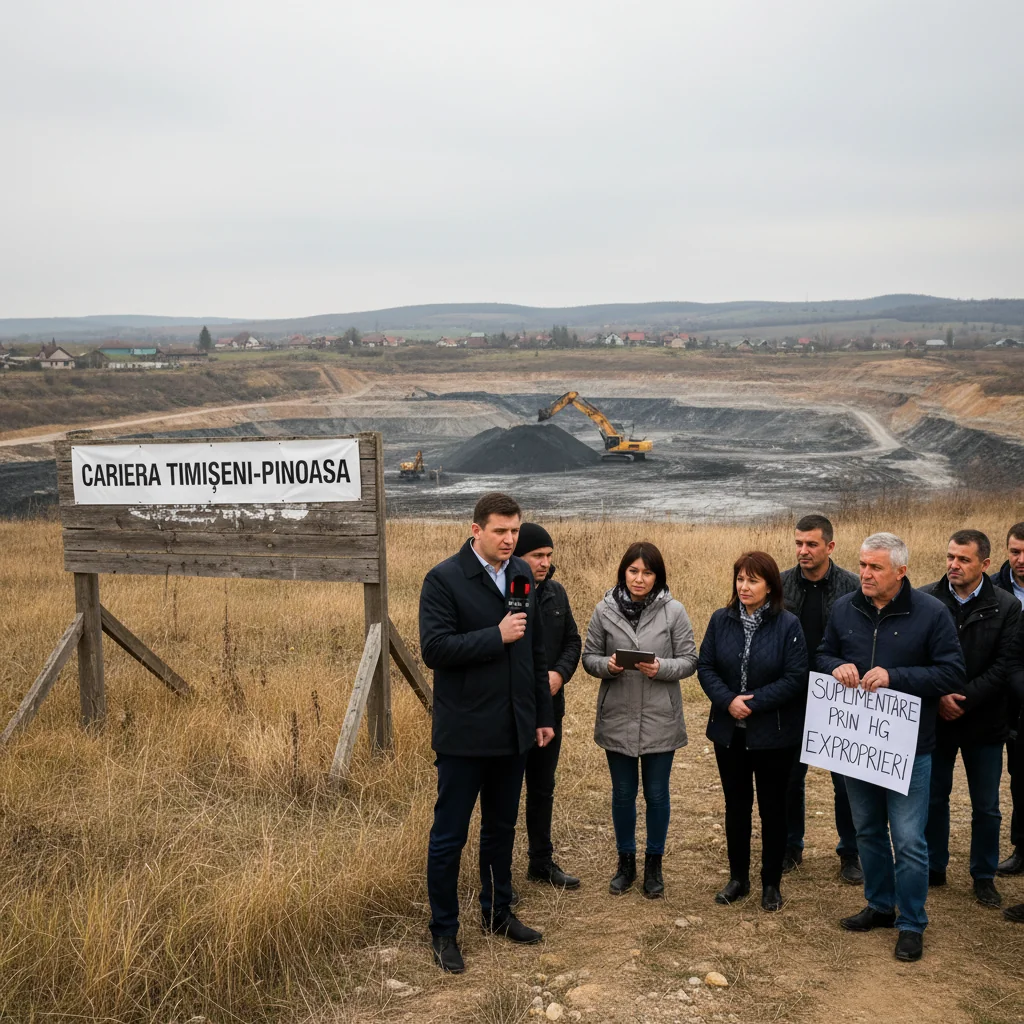 Guvernul suplimentează sumele pentru exproprieri în Cariera Timișeni-Pinoasa prin hotărâre oficială