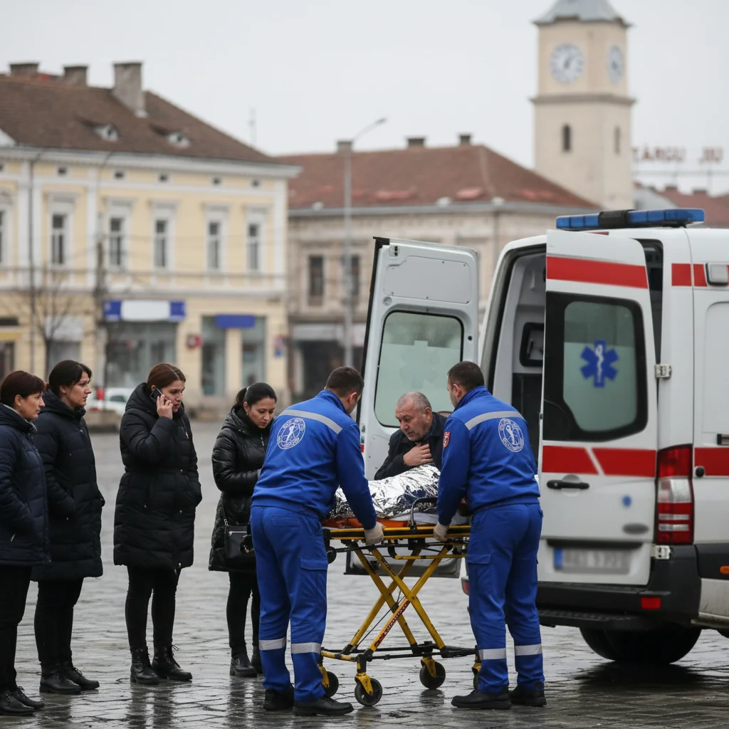 Intervenție rapidă la Târgu Jiu după o urgență la serviciu