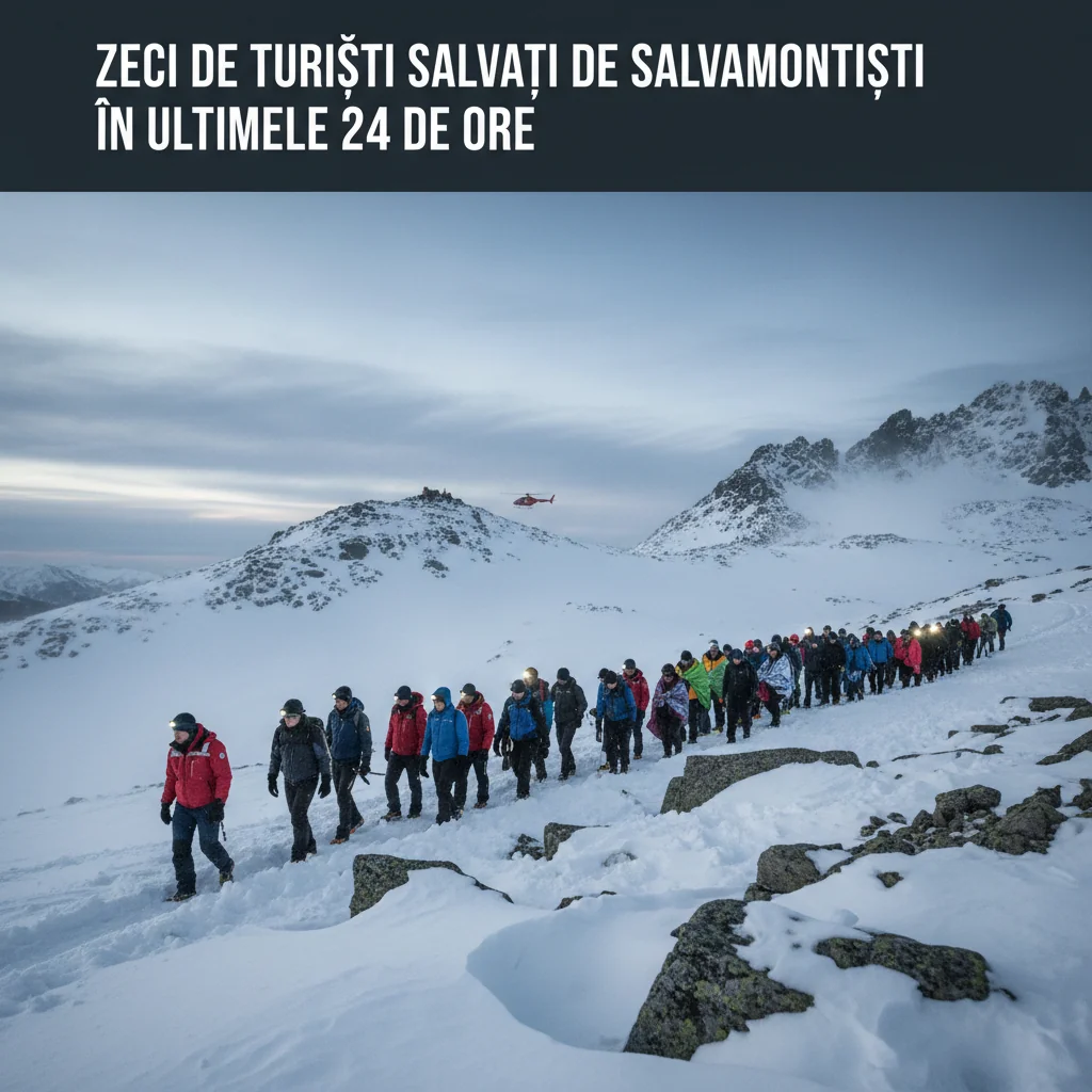 Intervenții Salvamont în Târgu Jiu și zona montană Gorj: zeci de turiști salvați în 24 de ore