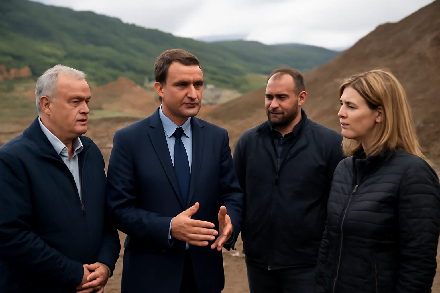 Investiție de 180 de milioane de euro anunțată la Târgu Jiu pentru haldele de la Baia de Fier