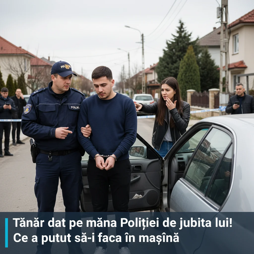 Iubita unui tânăr îl predă Poliției după ce acesta a agresat-o în mașină