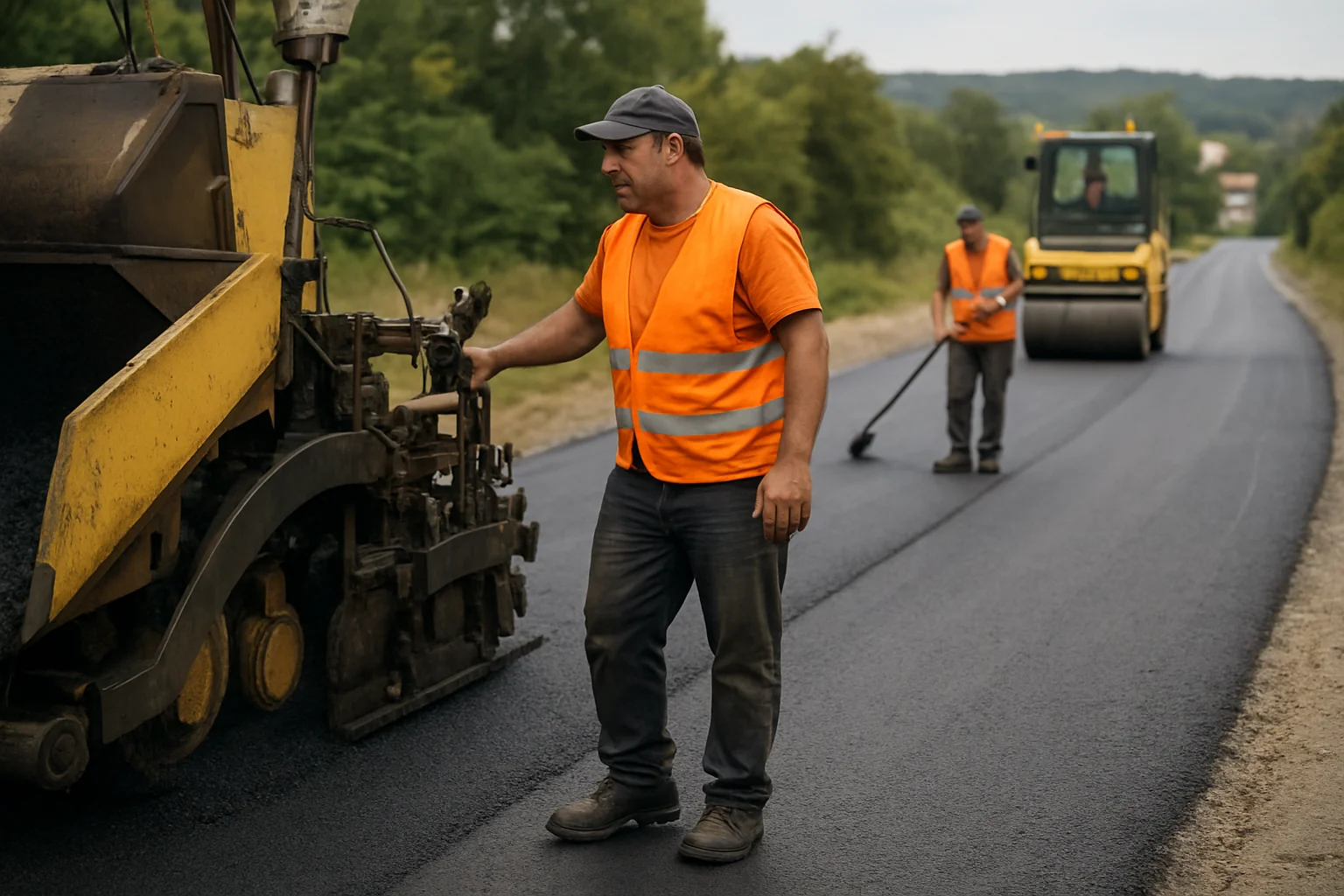 Lucrări asfaltare DN 67 Târgu Jiu: Trafic alternativ