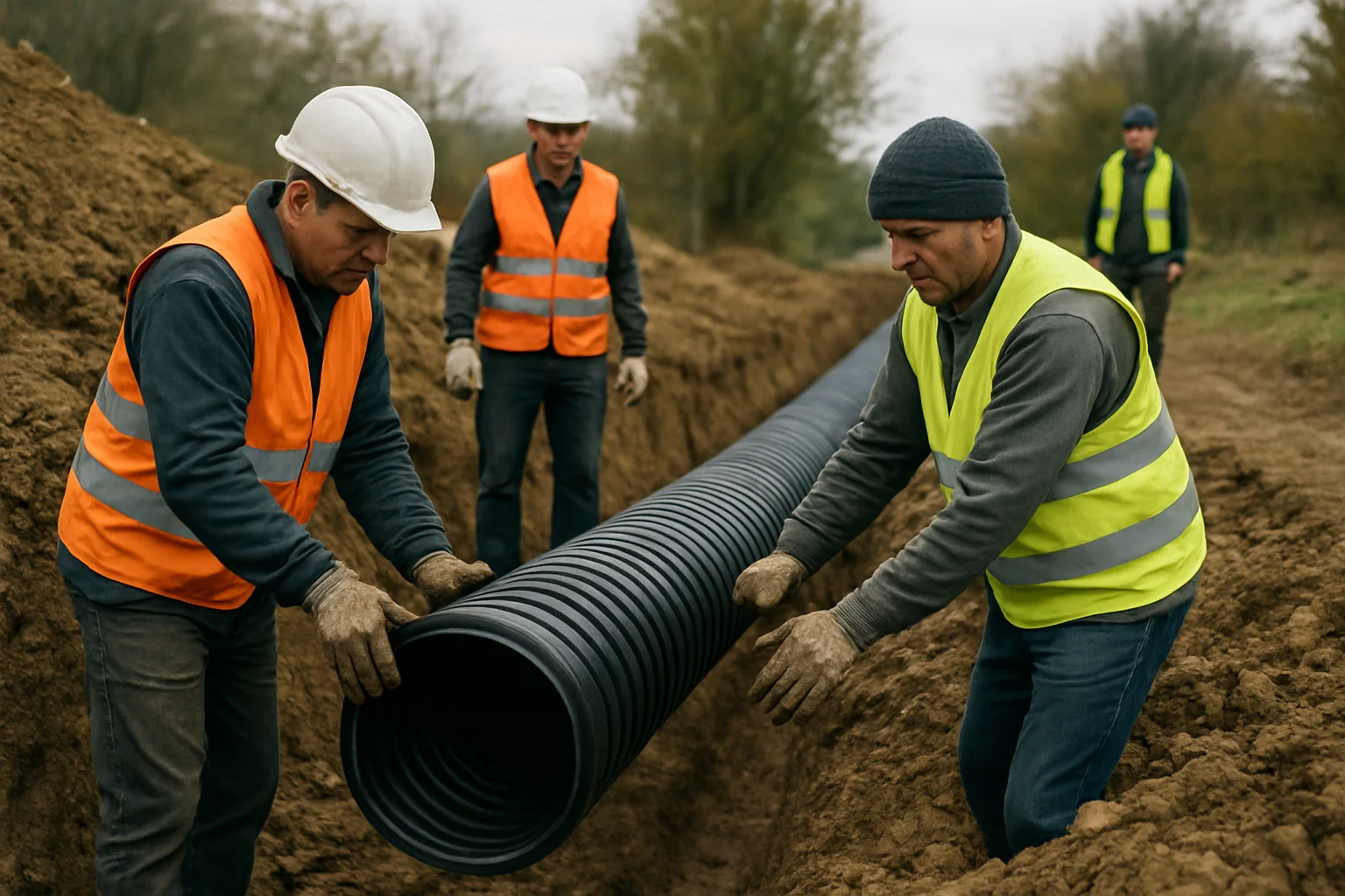Lucrările la rețeaua de apă-canal se apropie de final