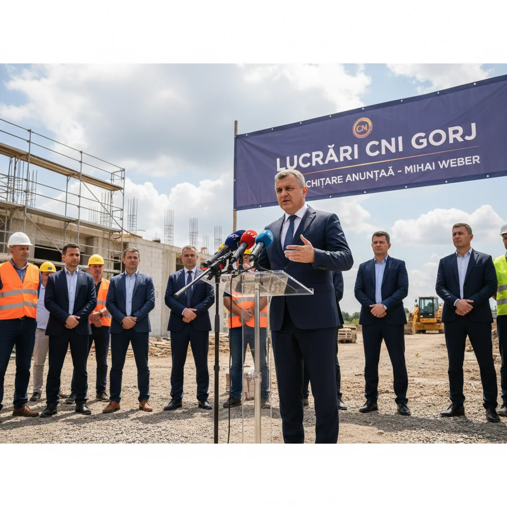 Mihai Weber anunță plata lucrărilor CNI din Gorj