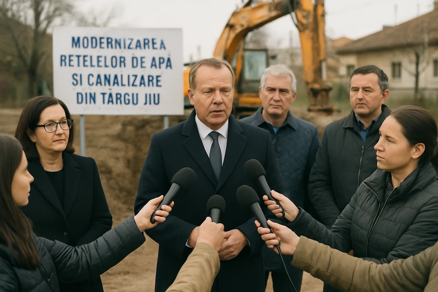 Modernizare rețele apă și canalizare în Târgu Jiu, 60 milioane lei