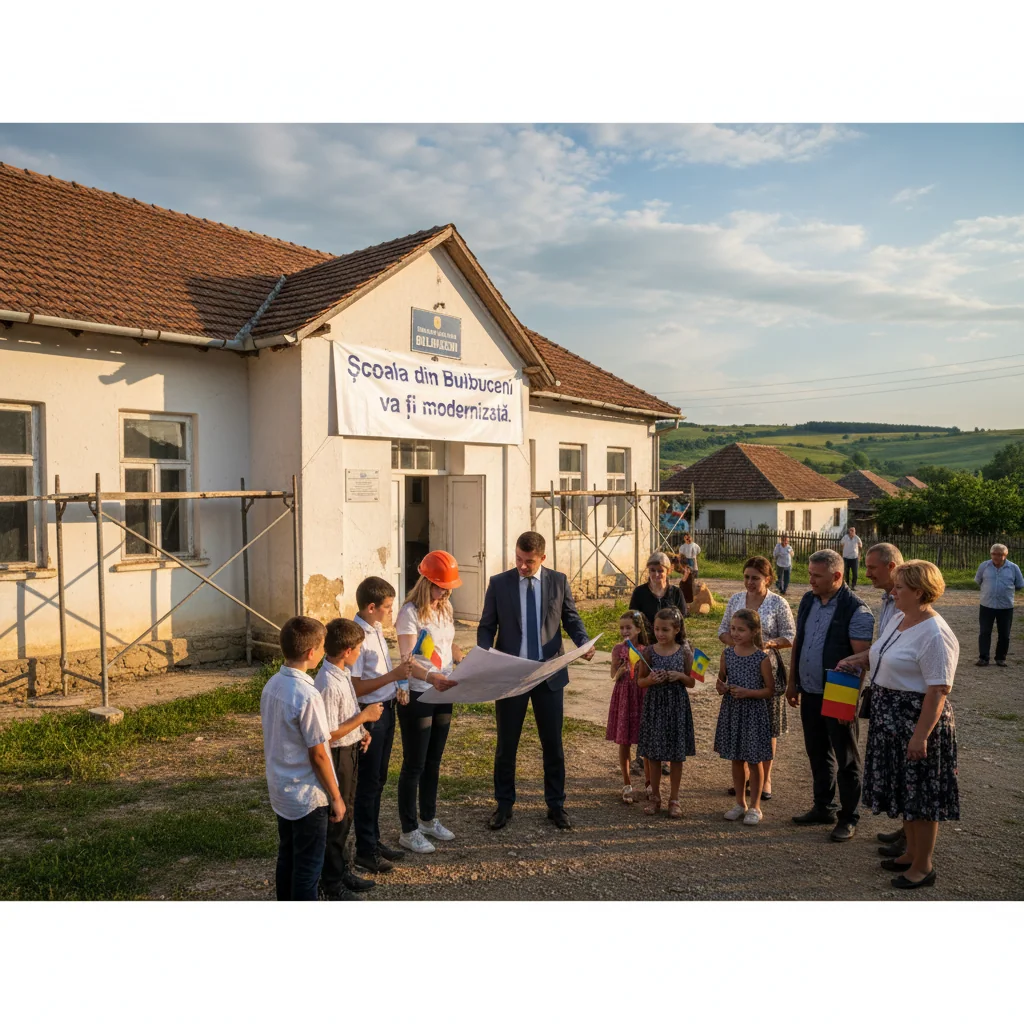 Modernizarea școlii din Bulbuceni, un proiect important