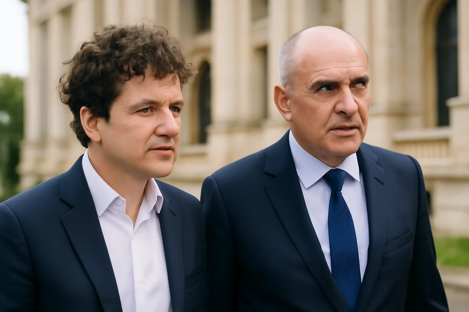 Nicușor Dan și Ilie Bolojan participă astăzi la ședința Parlamentului