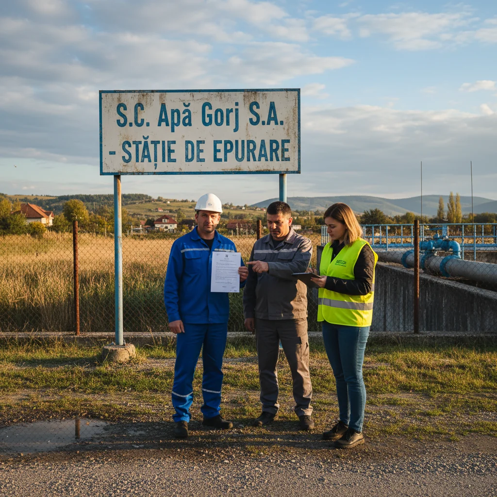 Operator de apă sancționat la Târgu Jiu după controale ale Apelor Române în Gorj