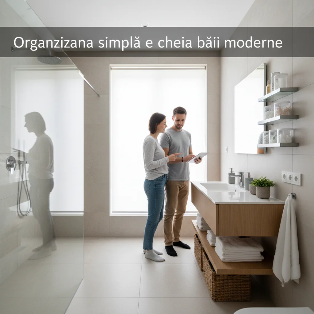 Ordinea inteligentă transformă orice baie într-un spațiu modern