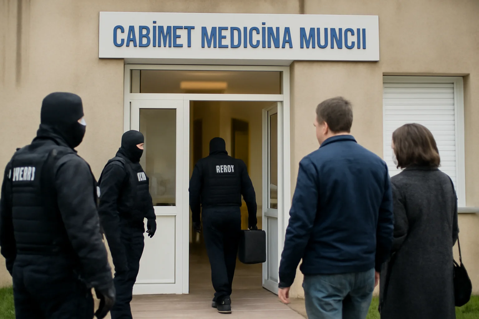 Percheziții la Târgu Jiu la cabinete de medicină a muncii, într-un dosar de adeverințe false