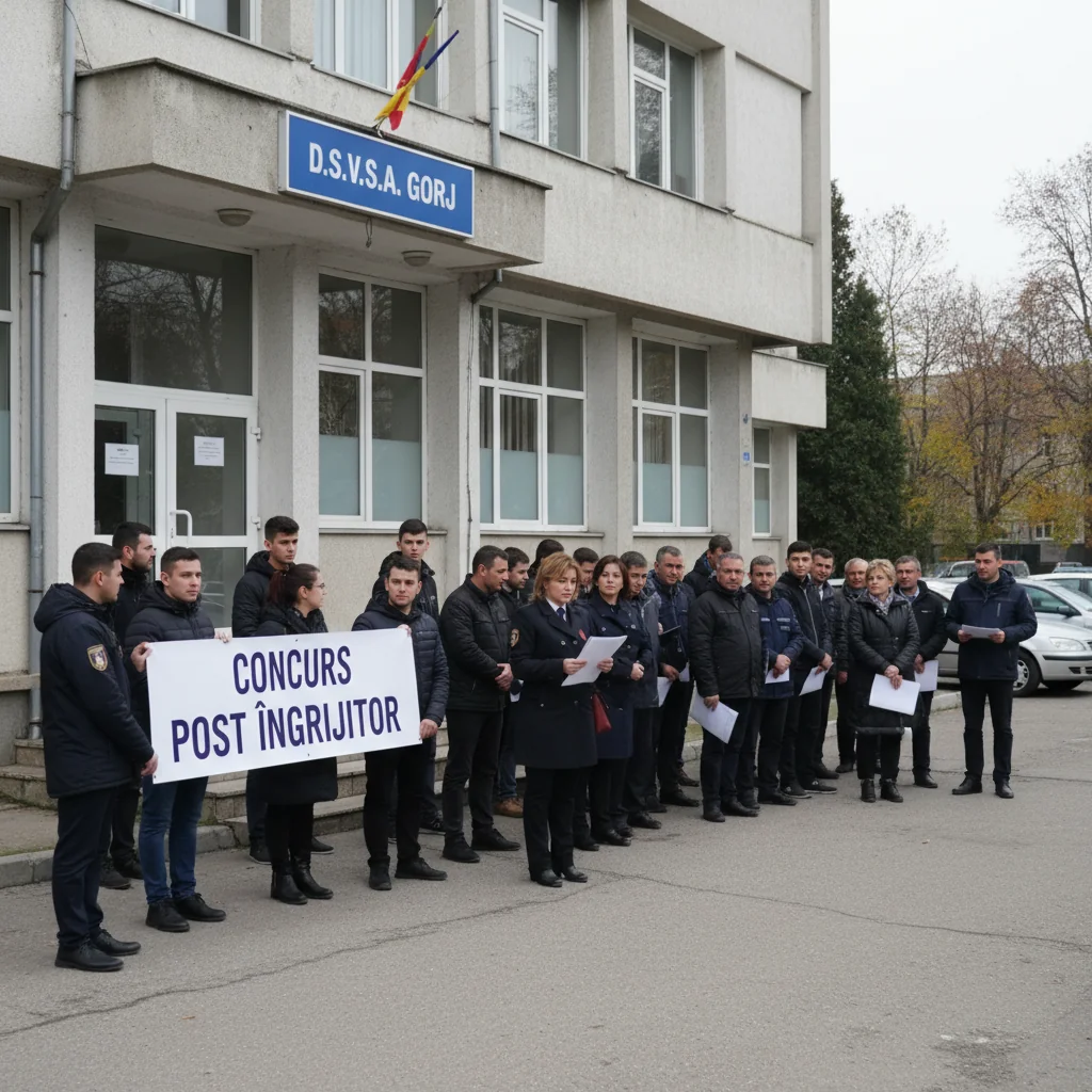 Post de îngrijitor scos la concurs de DSVSA Gorj, anunț pentru candidați din Târgu Jiu și județ