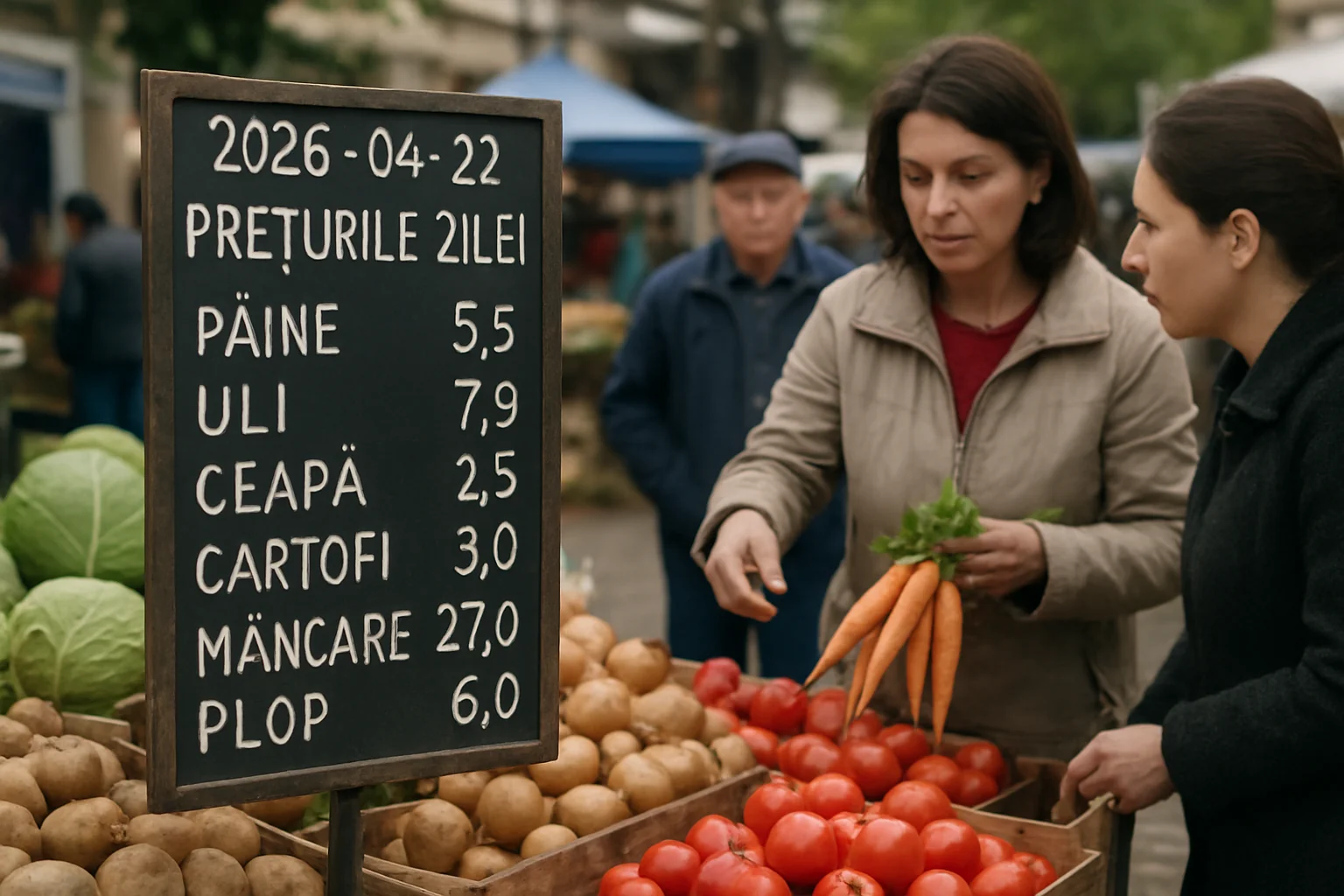 Prețurile zilei în România – 2026-04-22
