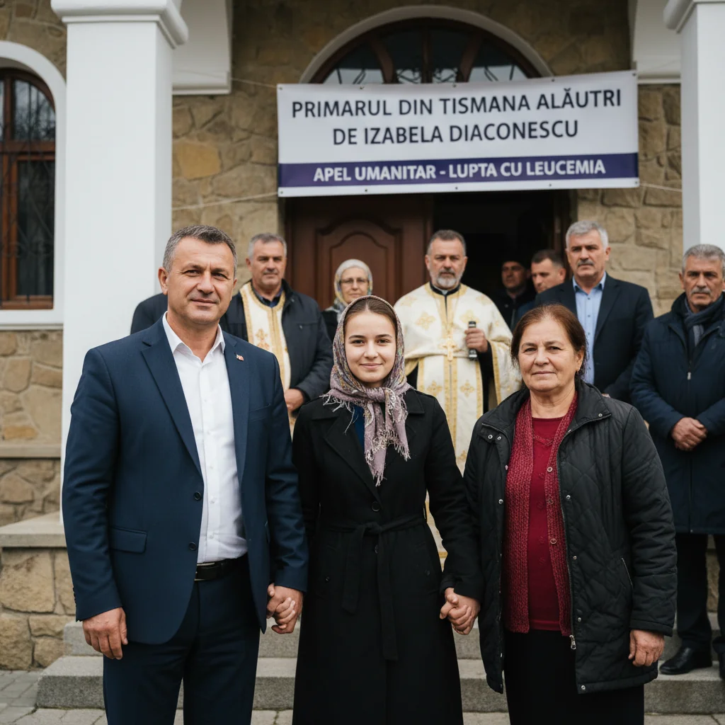 Primarul din Tismana susține apelul umanitar pentru Izabela Diaconescu, fata care combate leucemia