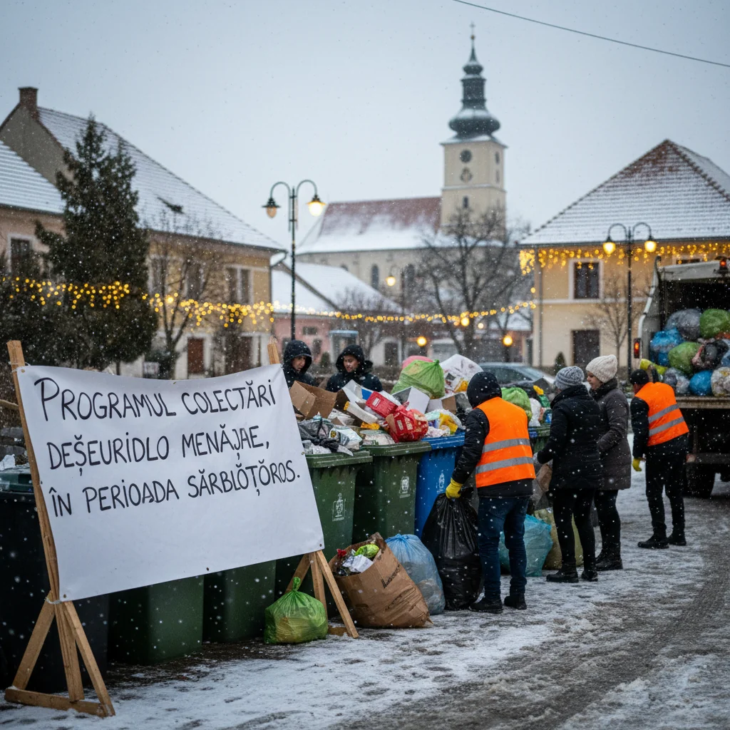 Programul de colectare a deșeurilor menajere pe durata sărbătorilor în [Numele Localității]