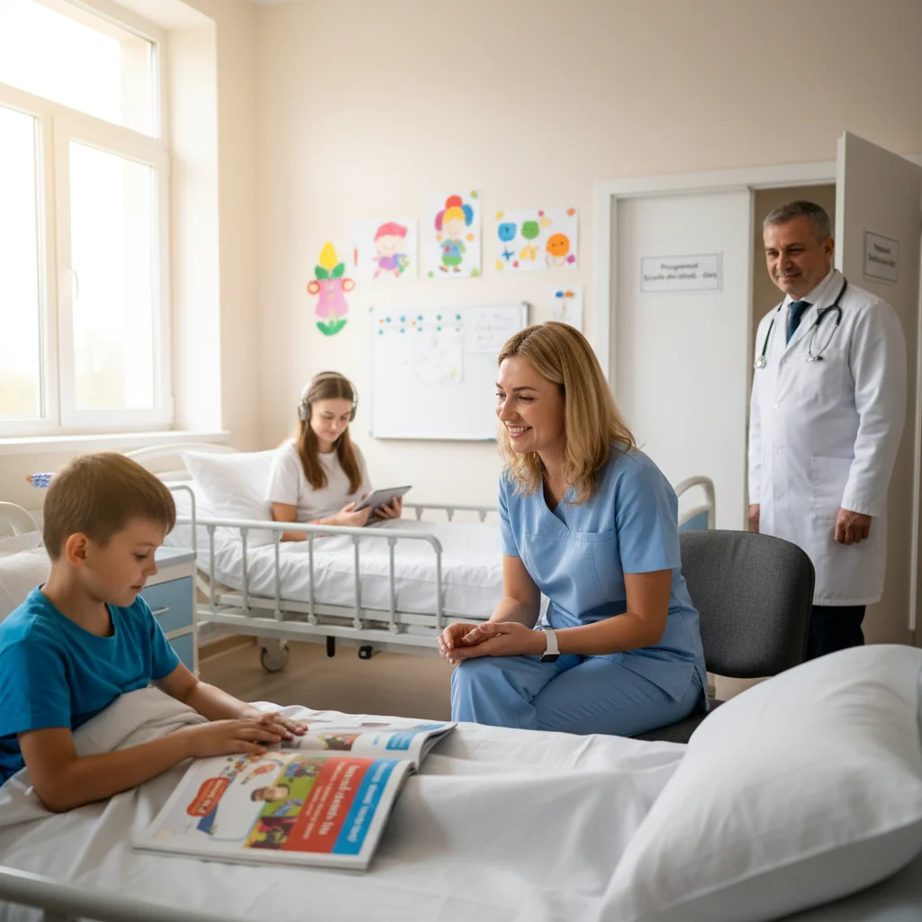 Programul „Școala din spital” ajunge și la Târgu Jiu: profesori vor putea preda elevilor internați
