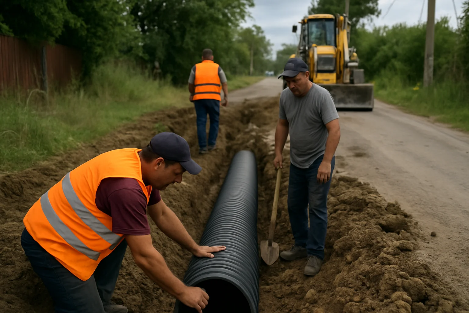 Proiect apă-canal Țicleni: Lucrările au depășit 63%