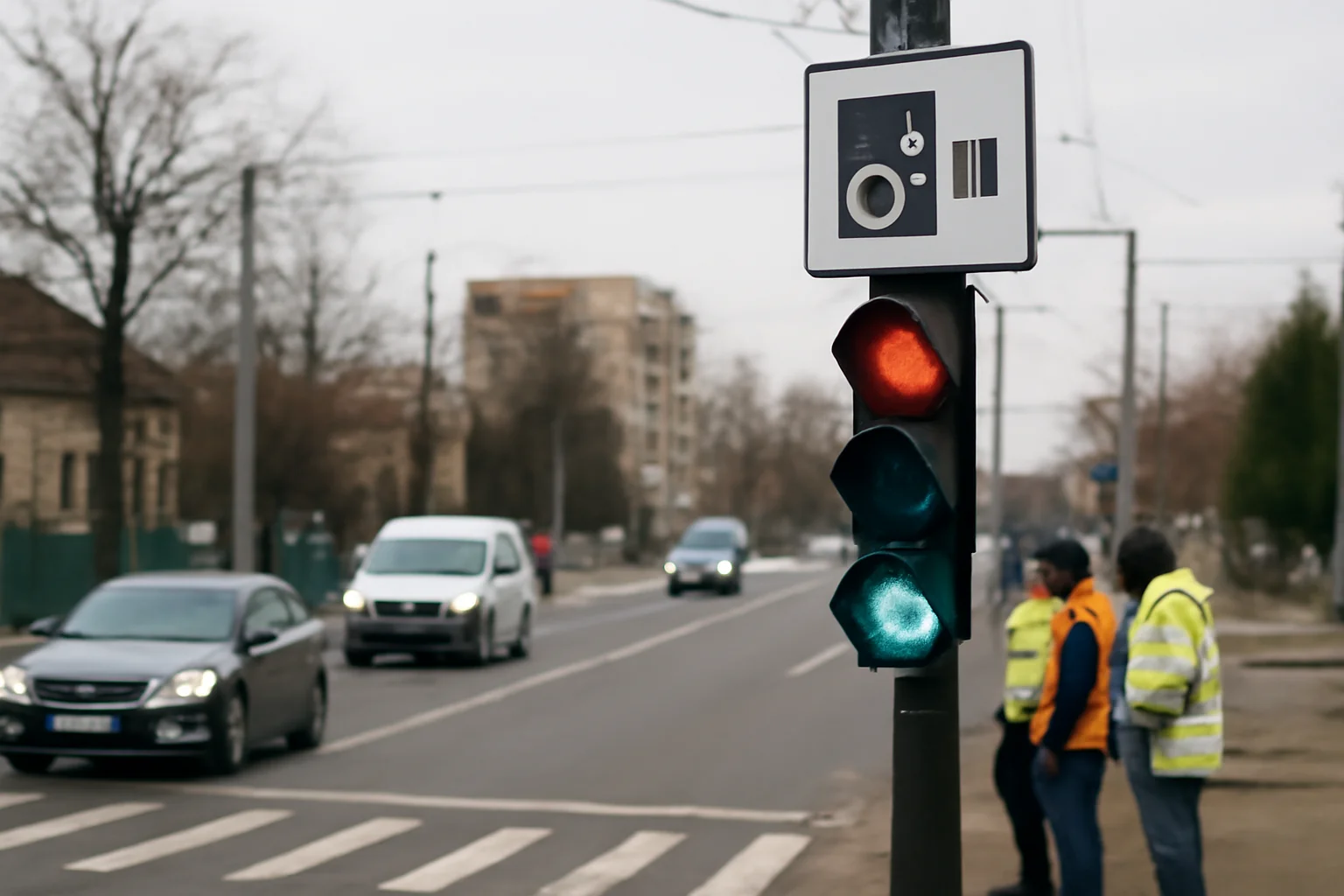 Proiect de semaforizare inteligentă într-o intersecție cu risc ridicat din Târgu Jiu
