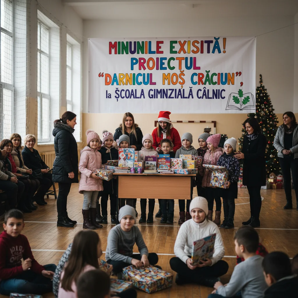 Proiectul “Darnicul Moș Crăciun la Școala Gimnazială Câlnic