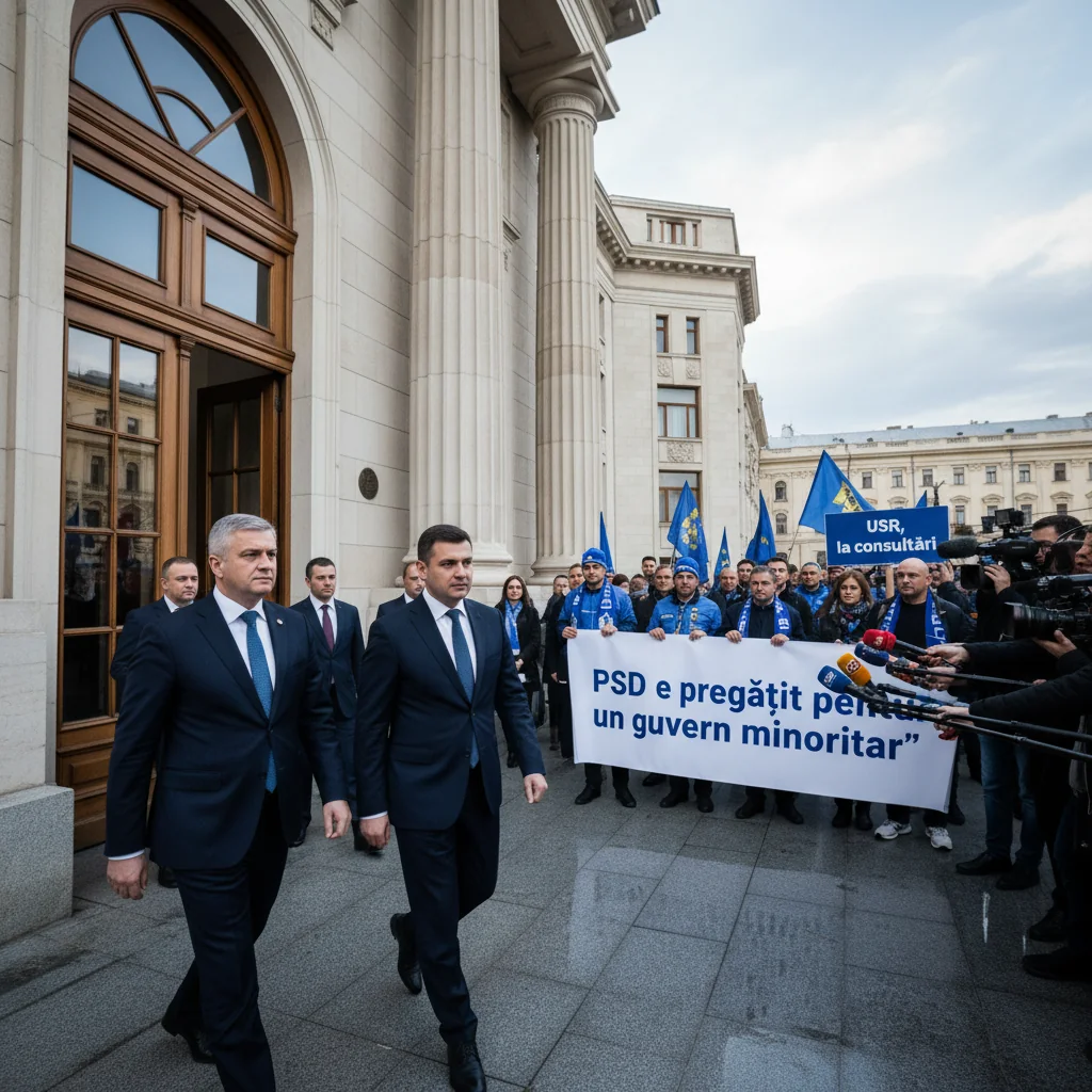 PSD pregătește un guvern minoritar, USR participă la discuții