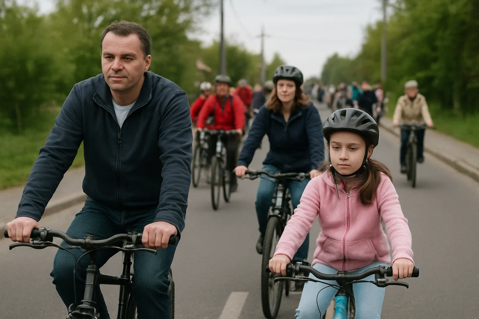 Restricții de trafic pe DJ 661 în Bărbătești pentru Ziua Bicicletei