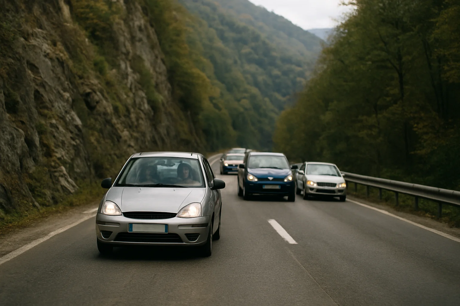 Restricții de trafic pe DN 66 în Defileul Jiului