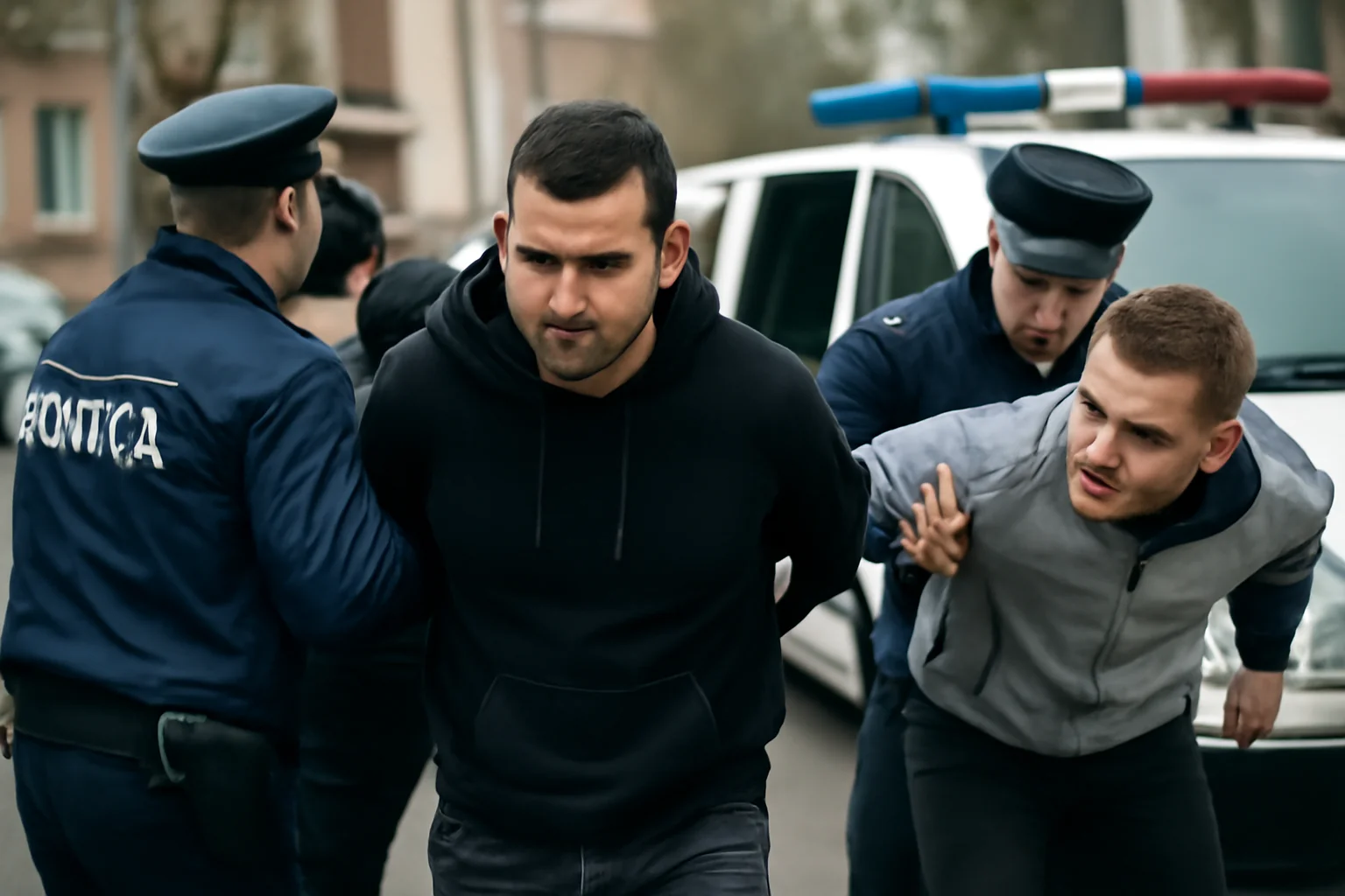 Reținuți pentru tentativa de a-și ajuta prietenul să evite dosarul penal