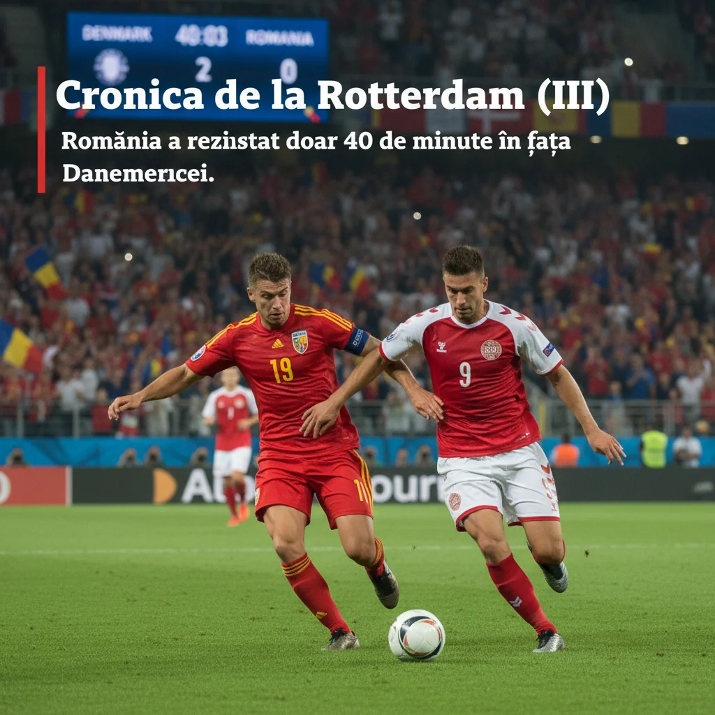România a rezistat doar 40 de minute în meciul cu Danemarca – Cronica de la Rotterdam (III)