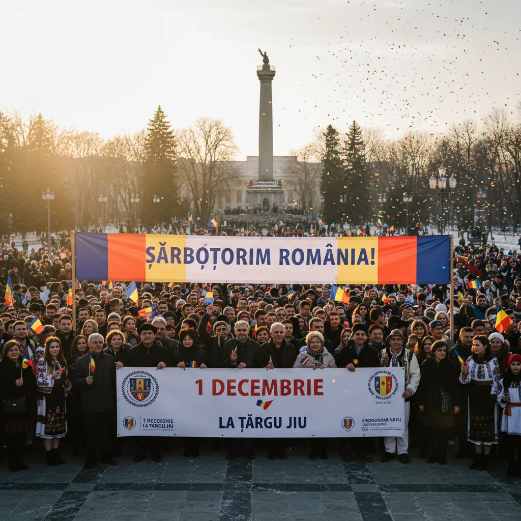 Sărbătoarea de 1 Decembrie, Ziua României, la Târgu Jiu