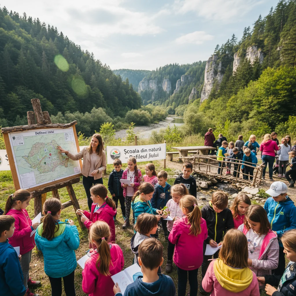 Școala din natură: Lecții interactive în Defileul Jiului
